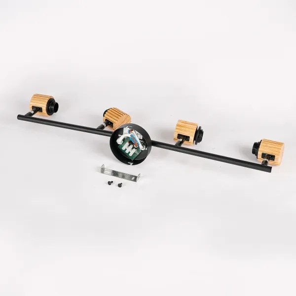 Brilagi - Spotlámpa ODENSE 4xE14/10W/230V fa/fekete