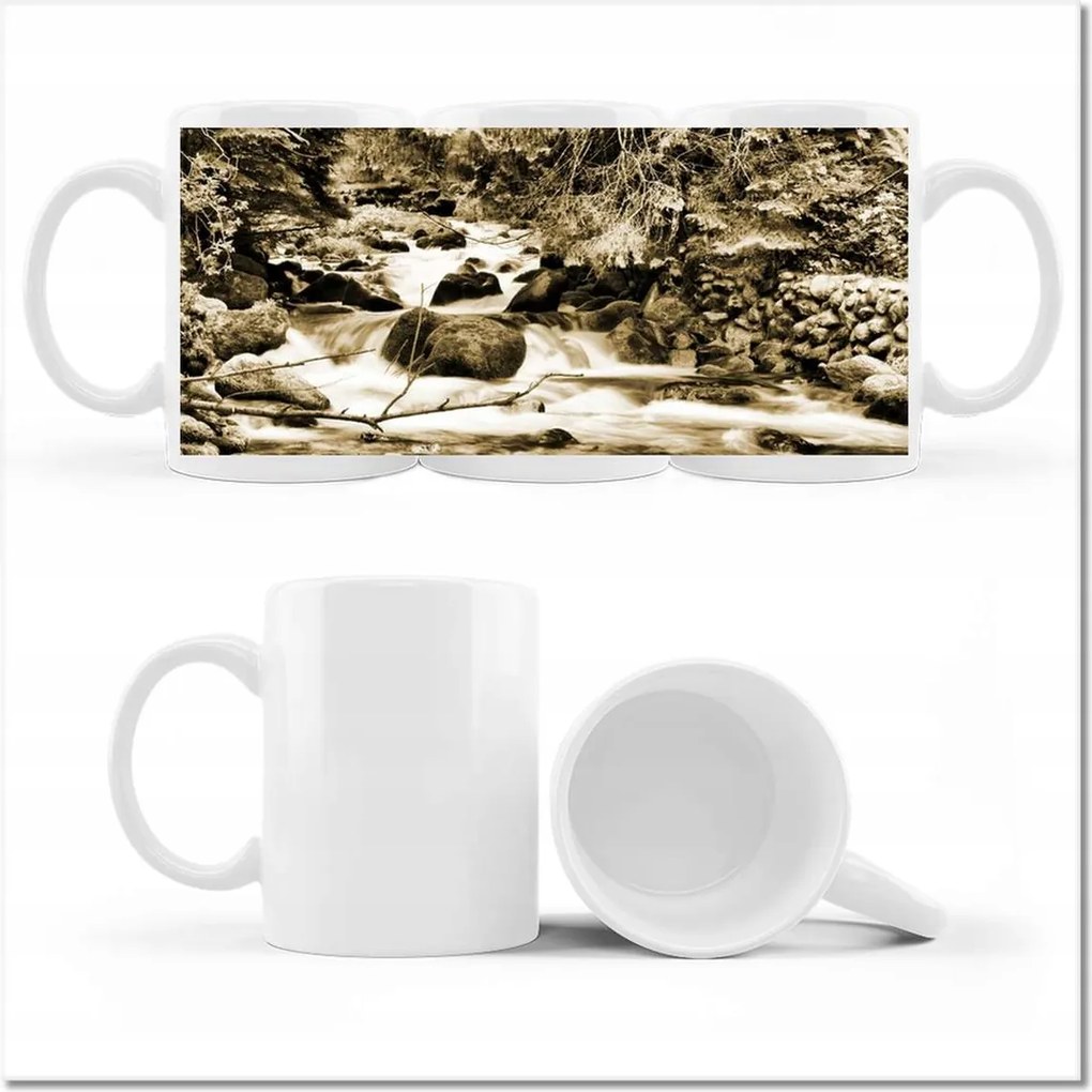 Nyomott mintás bögre Tátra Lengyel hegyek Kilátás