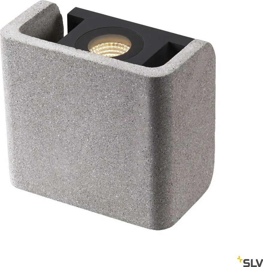 SLV 1003470 MANA Modern Kültéri Fali Lámpa Szürke LED IP65