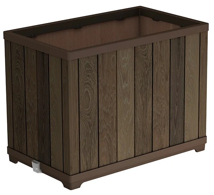 Deco tégla alakú magasítótt műanyag virágláda 100 L