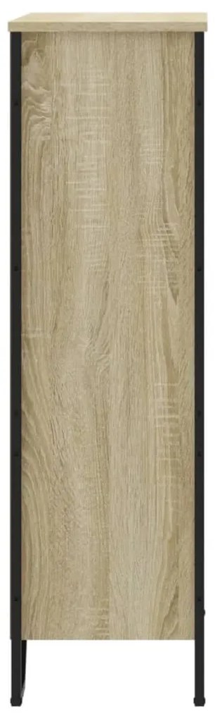 sonoma tölgy szerelt fa könyvespolc 80 x 31 x 106 cm