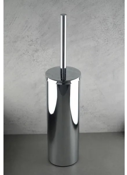 Deante ADR_0712 - Álló WC-kefe ROUND, fényes króm