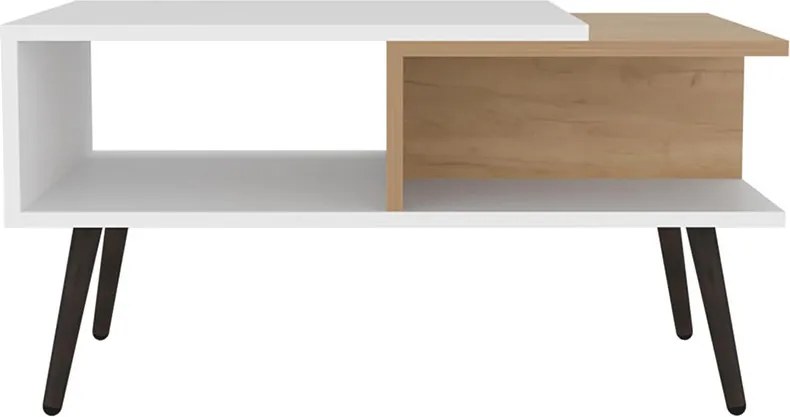 Dohányzóasztal 45x30x60 cm fehér FUR1819-1