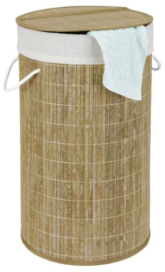 Bina bambusz szennyestartó kosár, 55 l - Wenko