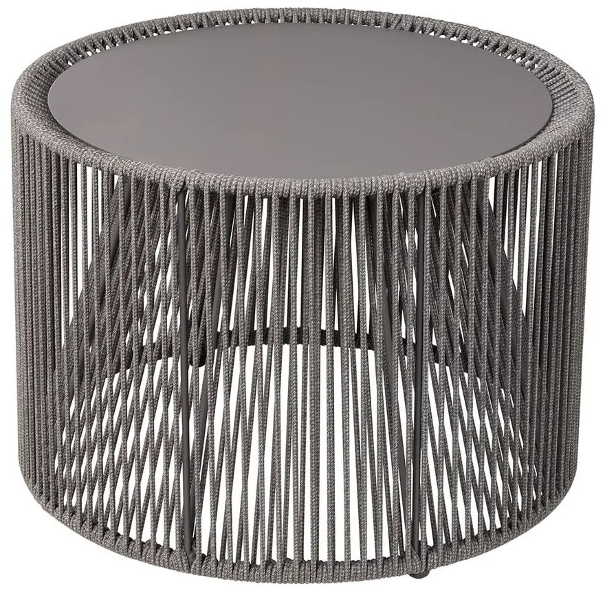 Fém kerek kerti tárolóasztal ø 49 cm Rope – Blomus