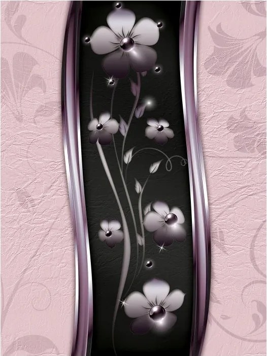 Fotótapéta Liliomok Magnólia Virágok Ragyogás Glamour Modern 206x275 +ragasztó