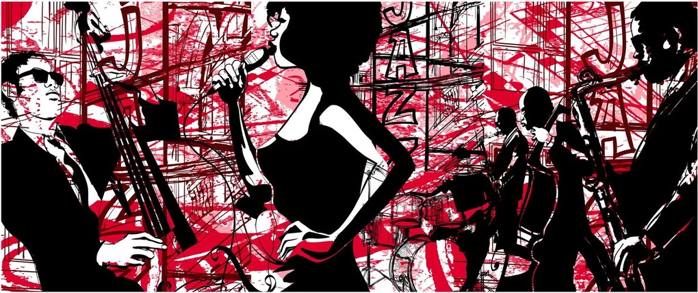 Kép - Jazz (120x50 cm)
