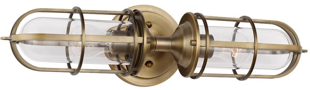 Feiss - Kültéri fali lámpa URBAN 2xE27/60W/230V IP44 bronz