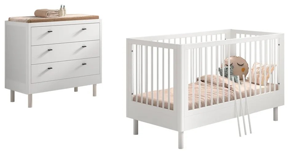 Bükkfa gyerek bútor szett 2 db-os Forrest – Vipack