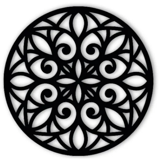 Mandala Lézervágott Fali Dekoráció