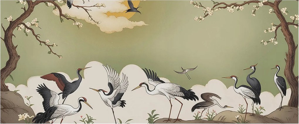 Fotótapéta Flizelin az Otthon szobájába 3D Elegáns természet 250x104 Ragasztó