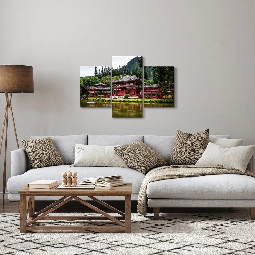 Kép - kínai építészet (90x60 cm)