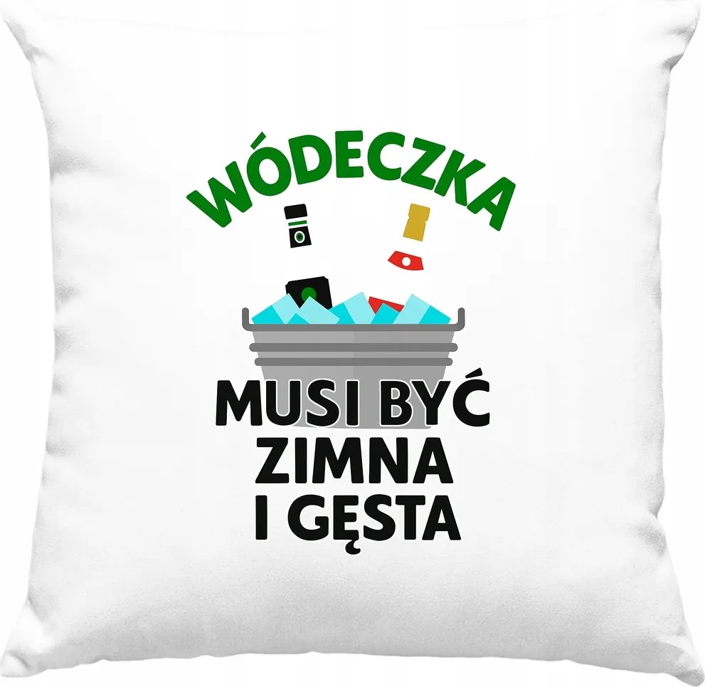 Hideg Vodka párna, fehér