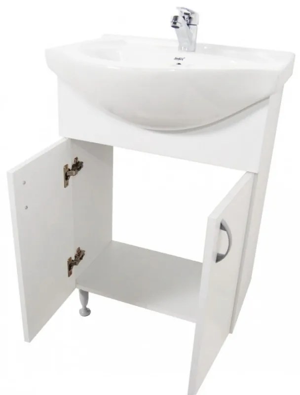 Ikeany fürdőszoba alsószekrény fehér - mosdóval 50 cm