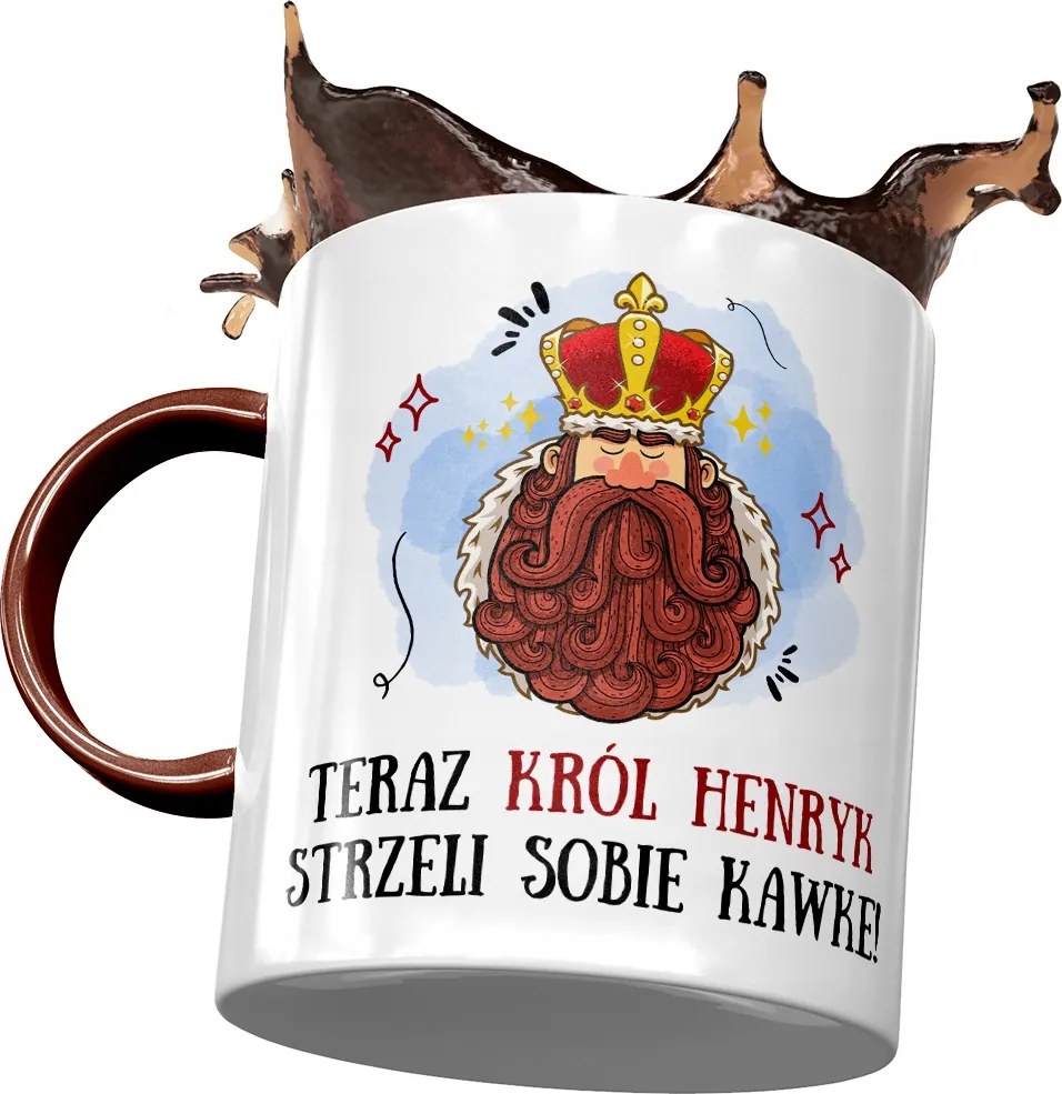 Bordó Bögre Henrik Férj Kolléga Ajándék Nyomtatott Fotóval