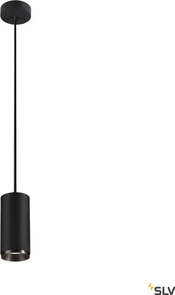 SLV 1004260 NUMINOS PD PHASE M Hengeres Függesztett Lámpa Fekete LED IP20