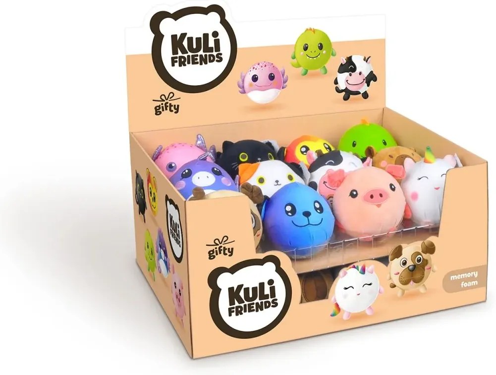 Gifty Kuli Friends memóriahabos kisállat - 1 db