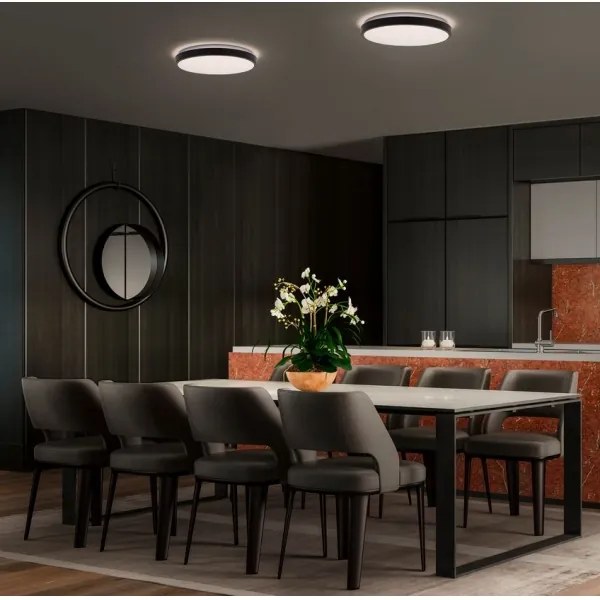 Ledvance - LED Mennyezeti lámpa ORBIS LONDON LED/36W/230V fekete