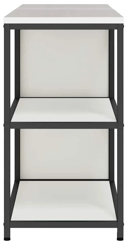 Konyhai Tároló Készlet polcokkal 2 pcs Fehér 180 x 50 x 92 cm