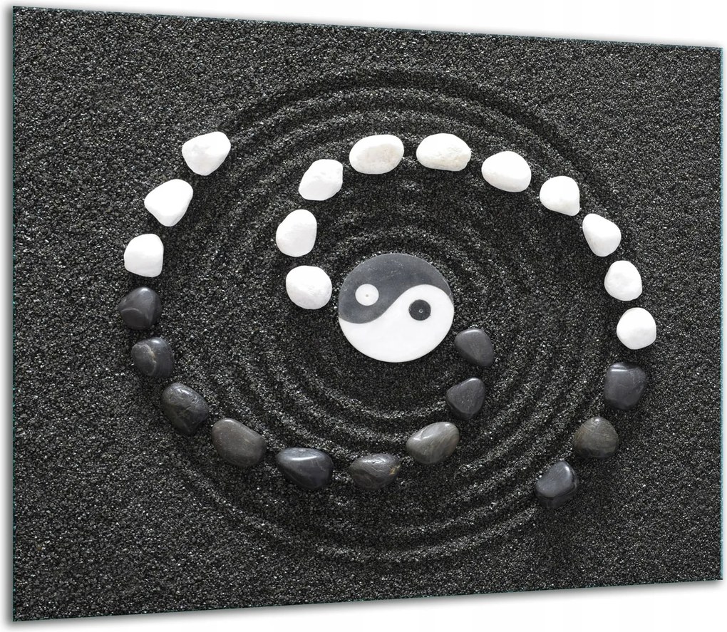 7in1 Üveg Tűzhelyvédő Főzőlap 60x52 Fekete