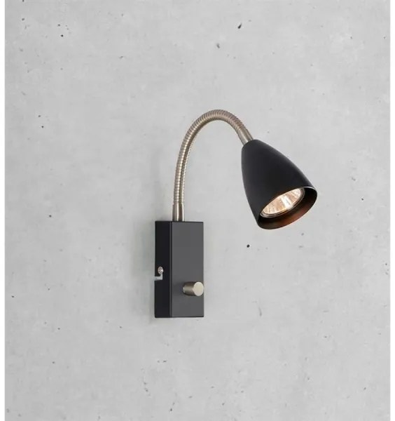 Markslöjd 107409 - CIRO 1xGU10/7W/230V falra szerelhető, fényerőszabályzós lámpa