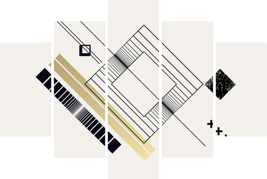 Kép - Geometriai formák N⁰6 (150x105 cm)