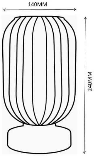 Globo 15469TS - Asztali lámpa NORMY 1xE27/40W/230V szürke