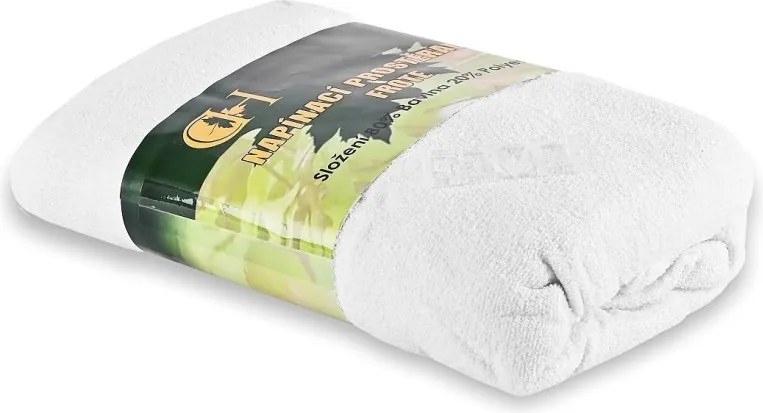 EMI fehér frottír gumis lepedő, 90x200-as lap