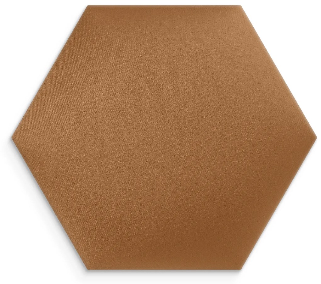 Kárpitozott panel - Hatszög - 40x35cm Szín: Khaki