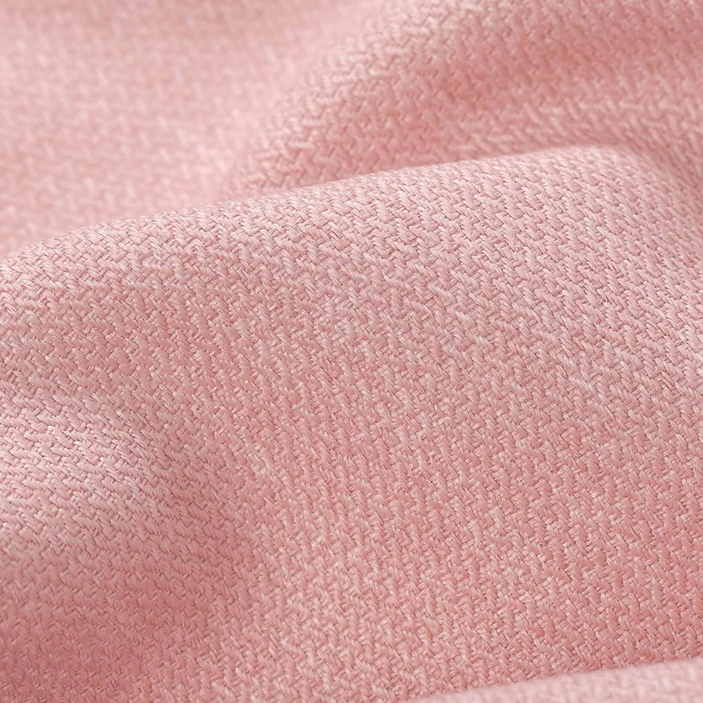 Goldea peru dekoratív drapéria - púderrózsaszín 140x135 cm