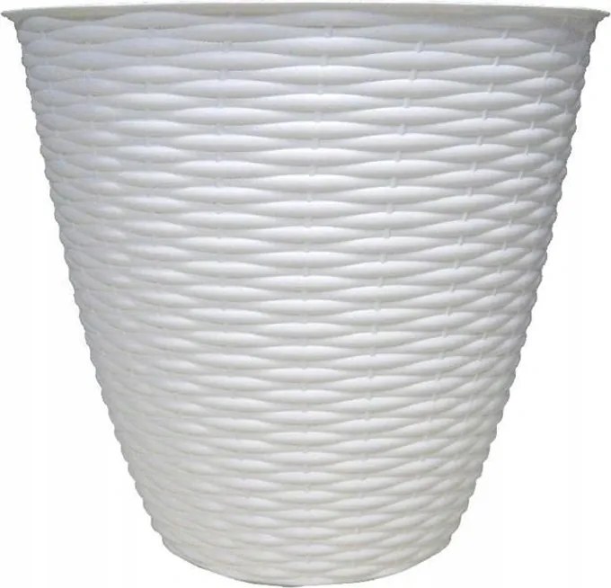 Bama Paglia virágcserép fedő 24 cm, fehér