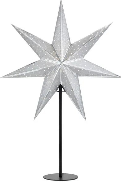 Markslöjd 705794 - Karácsonyi dekoráció GLITTER 1xE14/25W/230V 65 cm fekete/ezüst