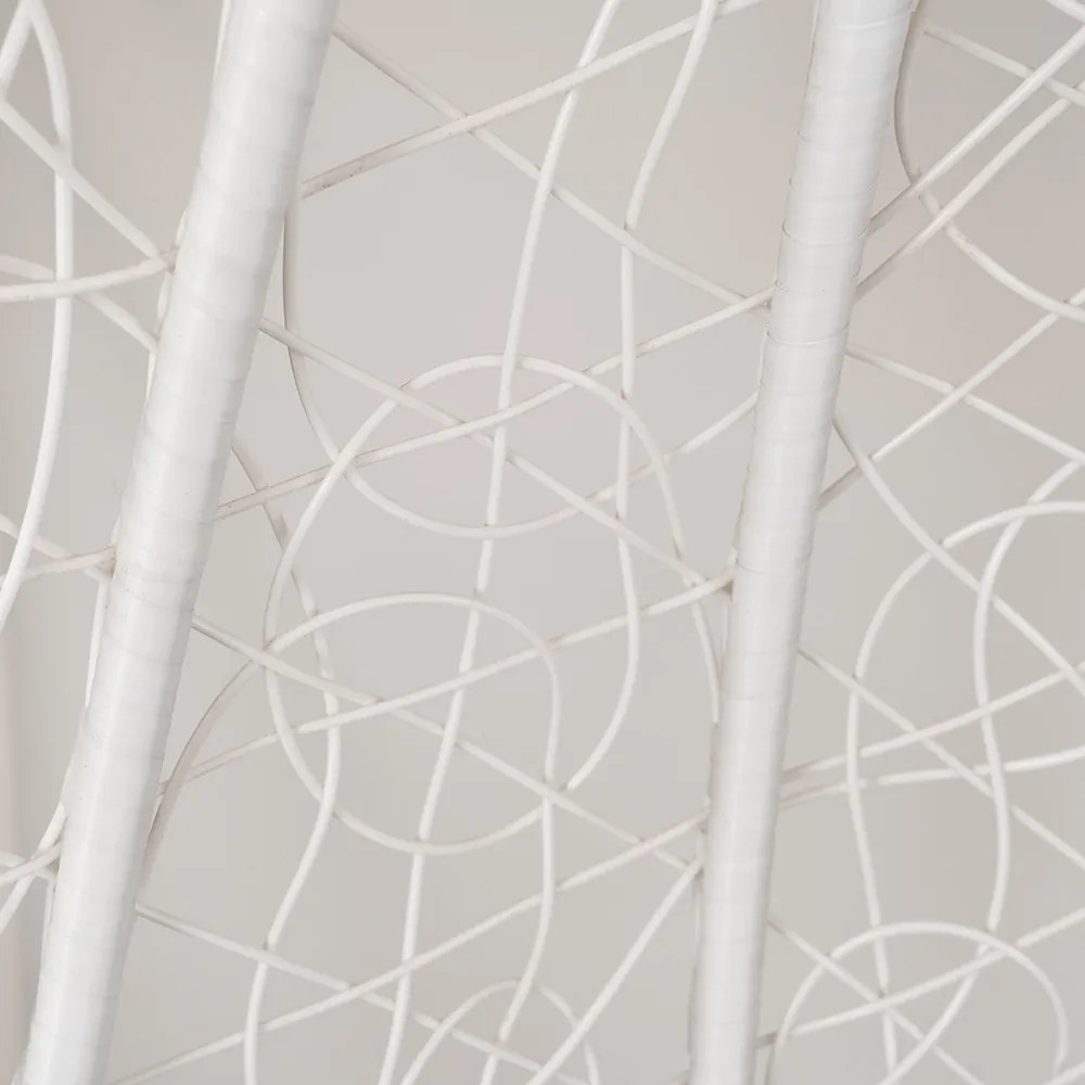 Havanna függőfotel fehér-fekete