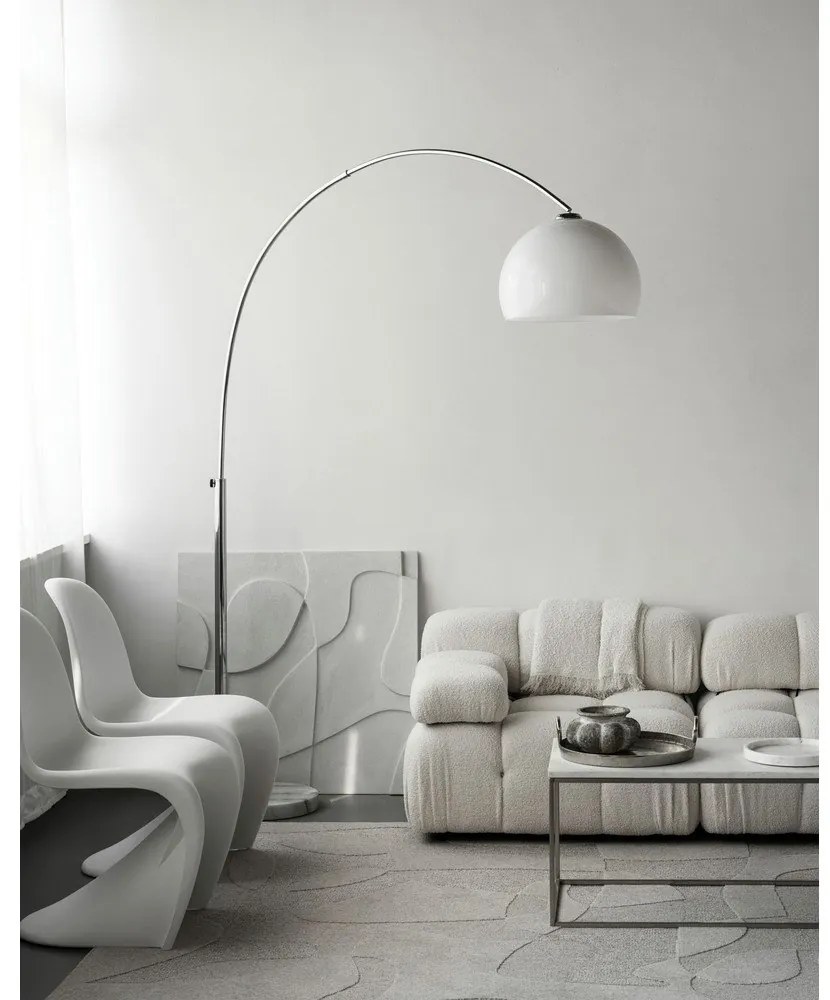 Világosszürke gyapjú szőnyeg 133x190 cm Morphic Botanica – Agnella