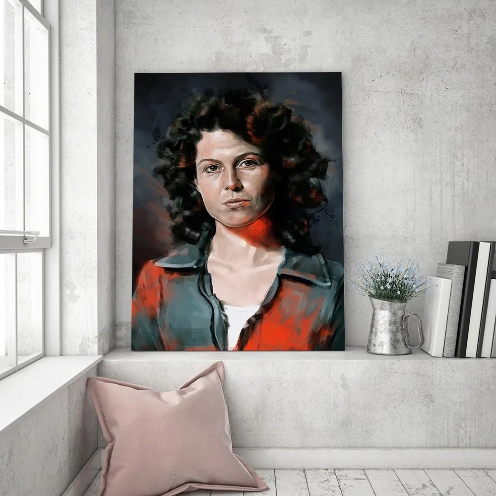 Gario Vászonkép A nyolcadik utas: a Halál, portré Ellen Ripley - Dmitry Belov Méret: 70 x 100 cm
