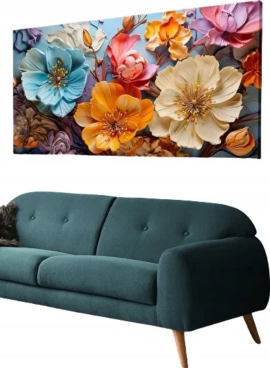 Evinemoda Vászonkép Nappaliba Virágok 41x31 Opa