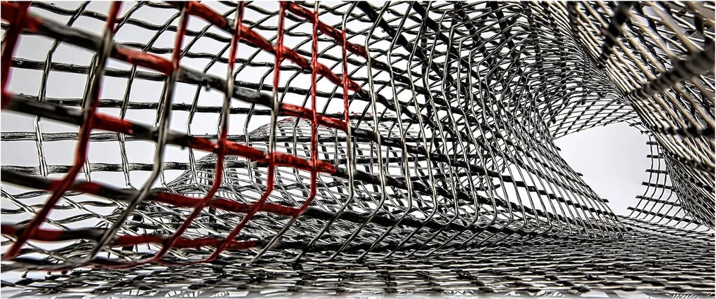 Egy vasszerkezet képe (120x50 cm)