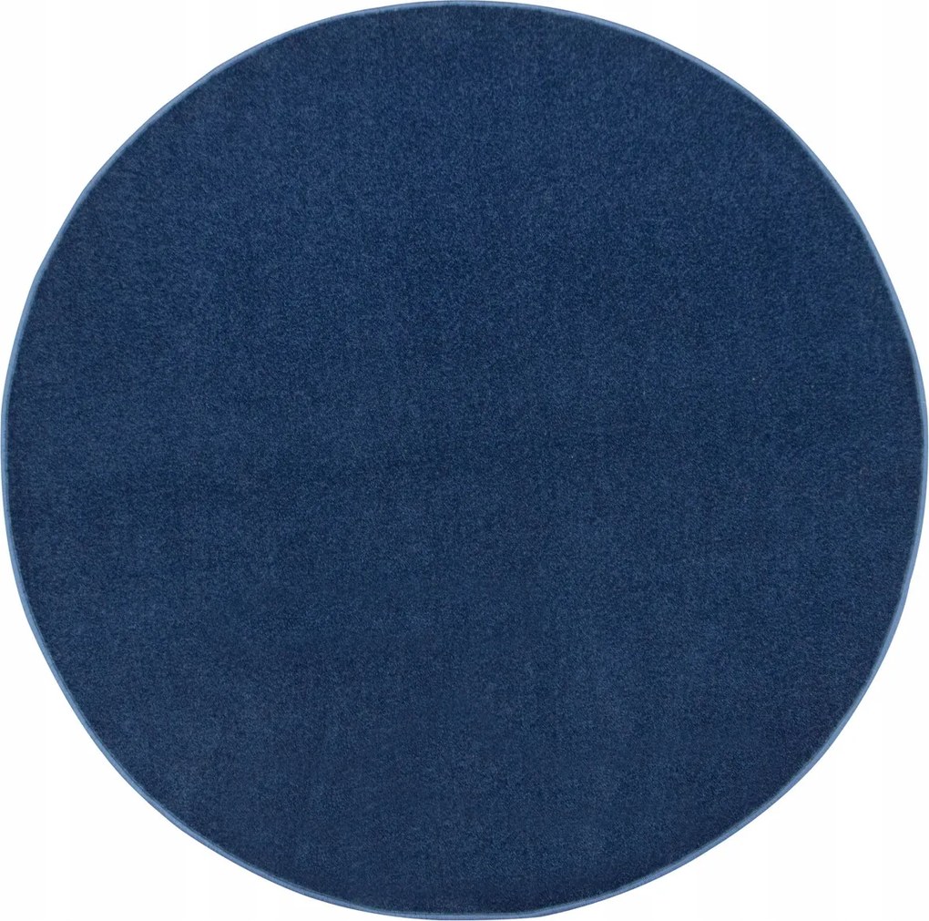 Puha Kerek Szőnyeg Mély Sötétkék Dynasty átm. 60 cm