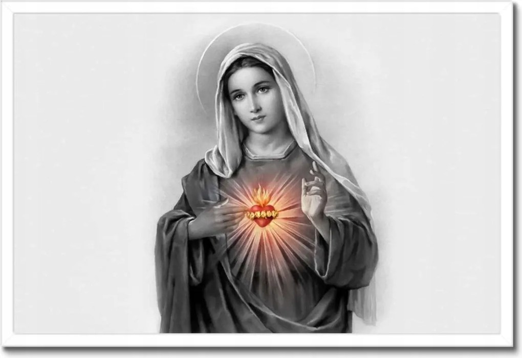 Poszterek keretben 60x40 Szűz Mária