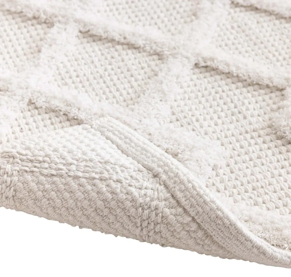 Krémszínű fürdőszobai kilépő 50x80 cm Otis – douceur d'intérieur