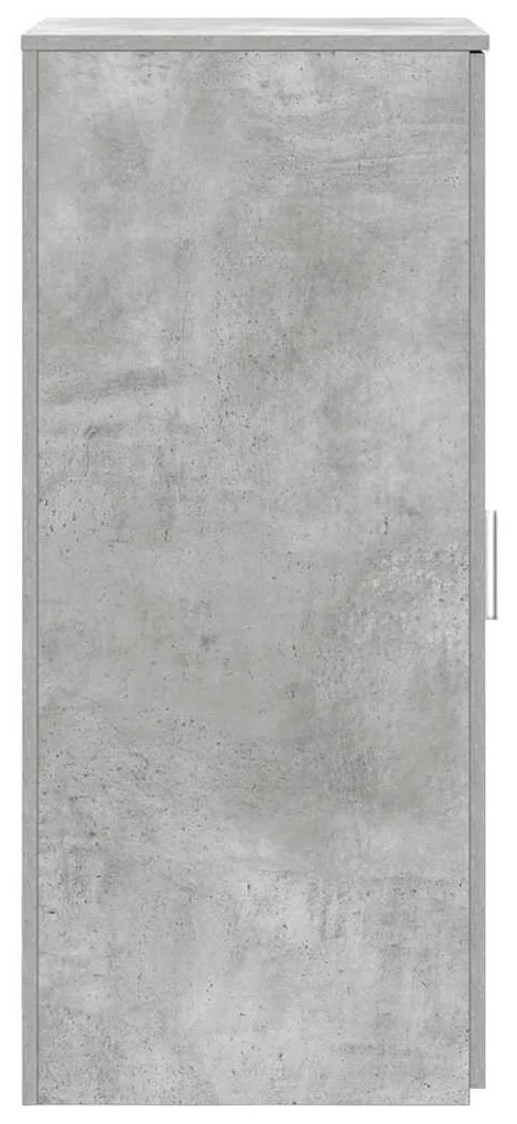 tároló szekrény betonszürke 40x45x103,5 cm szerelt fa