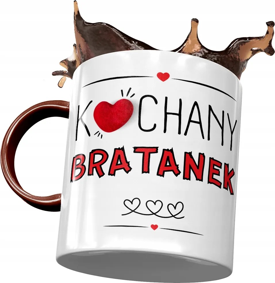 Bordó Bögre Árvácska Születésnapi Ajándék Nyomtatott Fotóval