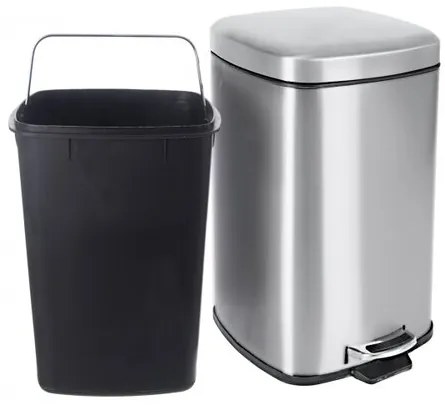 Orion pedálos hulladékgyűjtő, 12 l, 12 l