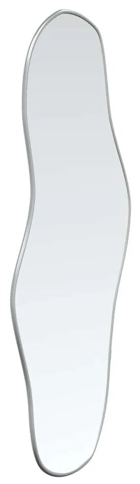 ezüstszínű falitükör 100x45 cm
