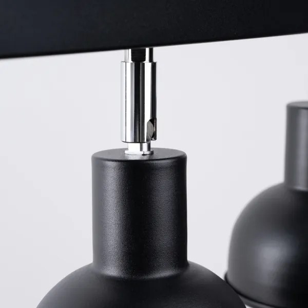 Sollux SL.1318 - Spotlámpa ELBA 3xE27/15W/230V fekete