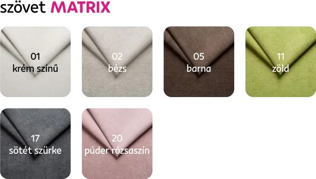 Széthúzható fotel, barna, MILI 2