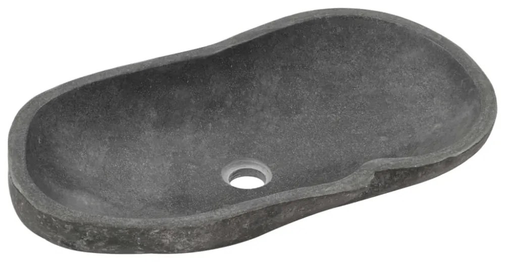 Ovális folyami kő mosdókagyló 60 - 70 cm