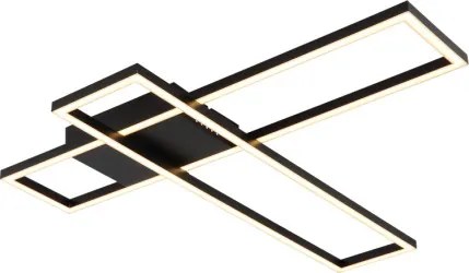 Globo 67363-30 Mennyezeti lámpa, matt fekete műanyag, fehér műanyag, mozgatható, HxSzxM: 800x220x56mm, tartozék: LED 30W 230V, 3650lm forrás, 1700lm kimenet, 3000K