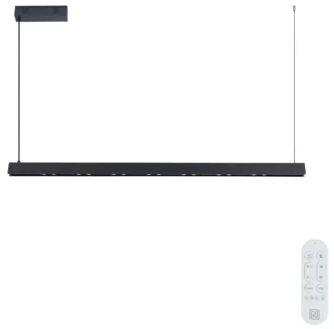 Immax NEO 07306L-LED dimmelhető kábeles csillár MADEIRA 26 W/230 V Wi-Fi Tuya 122 cm fekete