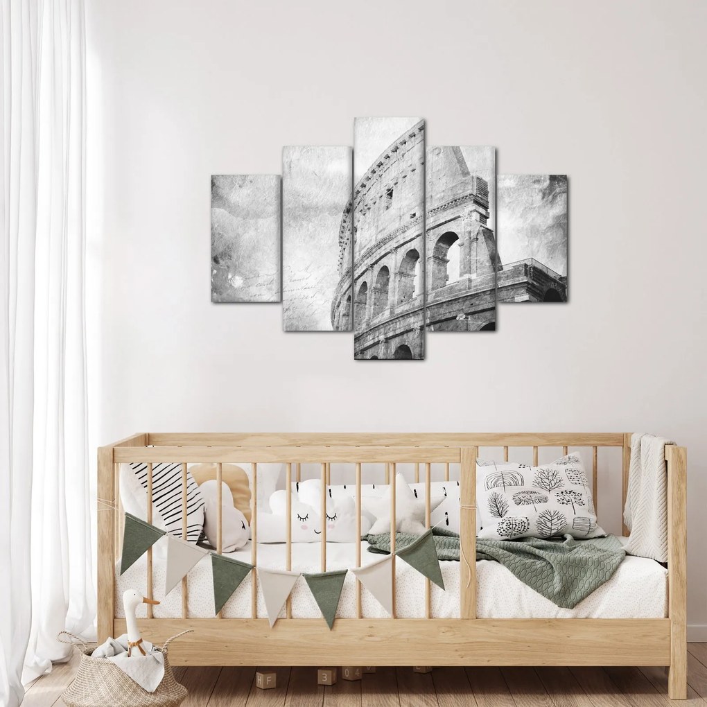 Kép - Vintage képeslap a városról N⁰1 (150x105 cm)